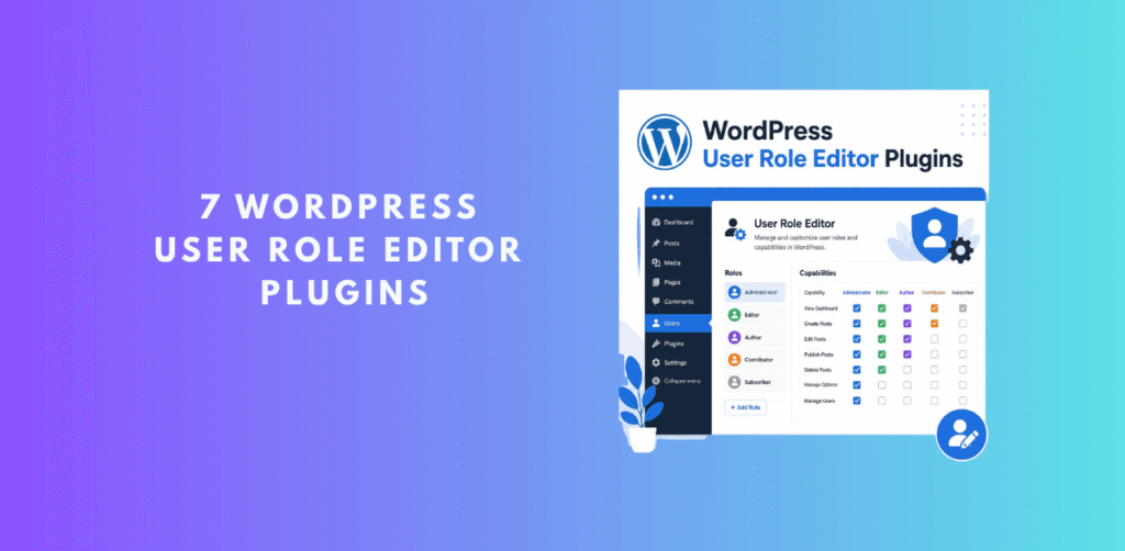 WordPress User Role Editor Plugins