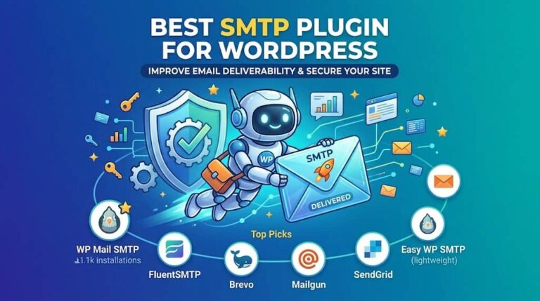 10 Best WordPress SMTP Plugins: Fix Email Delivery with WP Mail SMTP (2026 Guide)