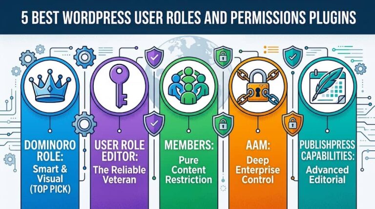 5 Best WordPress User Roles and Permissions Plugins