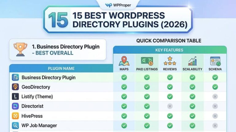 15 Best WordPress Directory & Business Listing Plugins (2026)