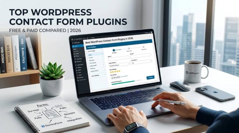 10 Best WordPress Contact Form Plugins in 2026 (Free & Paid Compared)