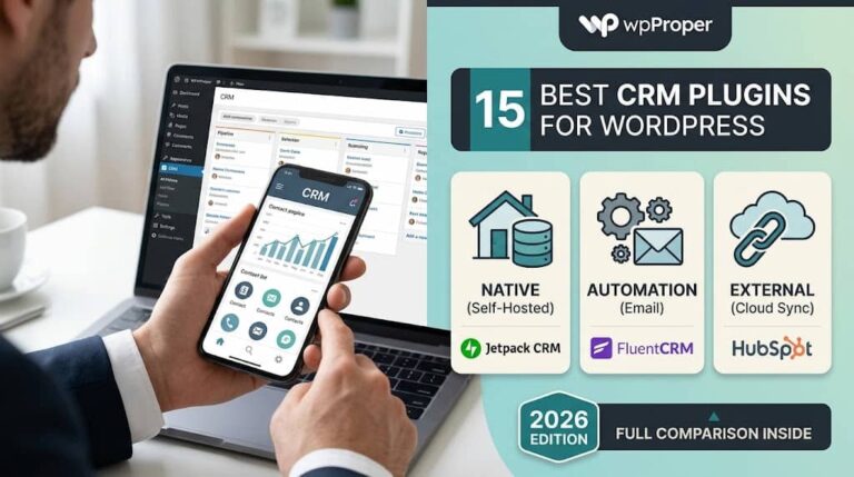 15 Best CRM Plugins for WordPress to Manage Leads & Customers