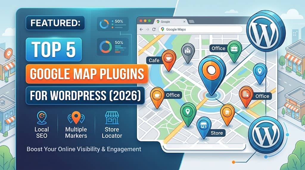 Best Google Map Plugins for WordPress Sites & Local Businesses
