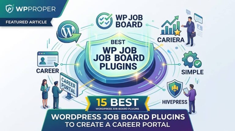 15 Best WordPress Job Board Plugins to Create a Career Portal