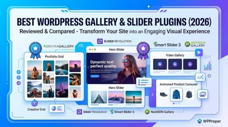 15 Best WordPress Gallery & Slider Plugins (2026) — Reviewed & Compared