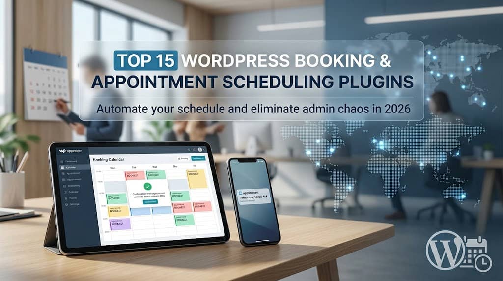 Best WordPress Booking & Appointment Scheduling Plugins