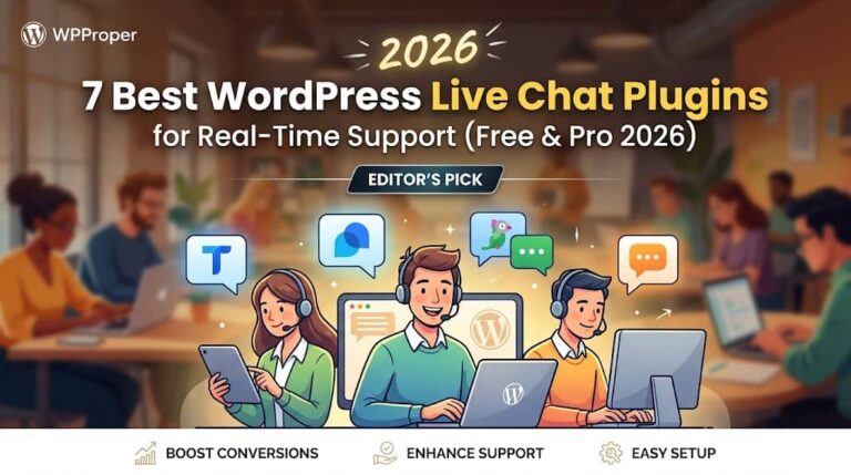 7 Best WordPress Live Chat Plugins for Real-Time Support (Free & Pro 2026)