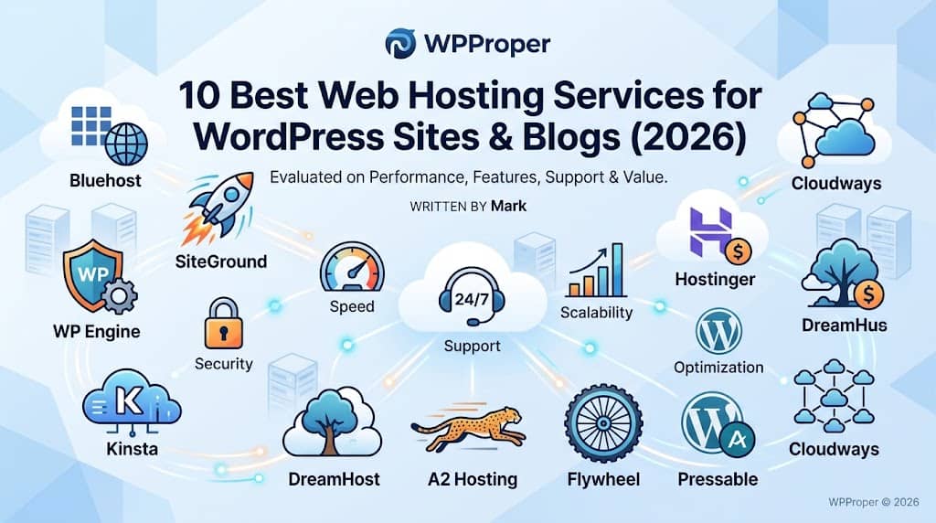 Best Web Hosting Services for WordPress Sites & Blogs