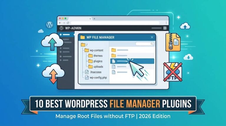 10 Best WordPress File Manager Plugins to Manage Root Files Without FTP (2026)