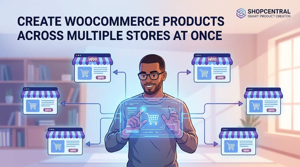ShopCentral Smart Product Creator: Create WooCommerce Products Across Multiple Stores at Once