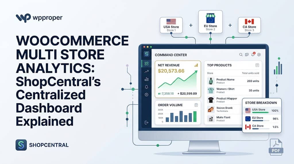 WooCommerce Multi Store Analytics: ShopCentral’s Centralized Dashboard Explained