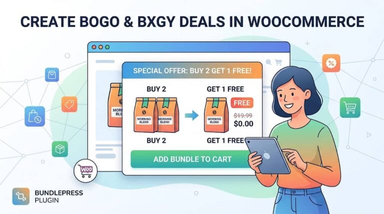 Buy X Get Y WooCommerce Bundle: How to Create BOGO & BXGY Deals with BundlePress